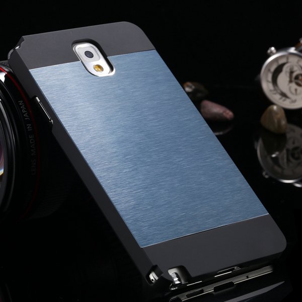 For Note 3 Aluminum Metal Brush Case For Samsung Galaxy Note 3 Iii 1893254282-5-navy blue