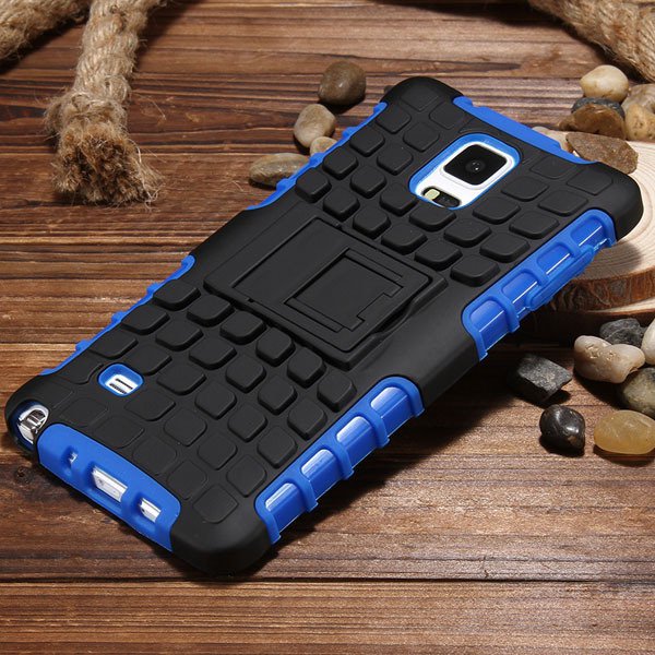 For Note 4 Heavy Duty Case Armor Cover For Samsung Galaxy Note 4 I 32273909003-6-blue