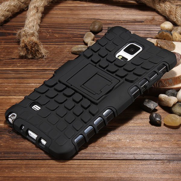 For Note 4 Heavy Duty Case Armor Cover For Samsung Galaxy Note 4 I 32273909003-8-black
