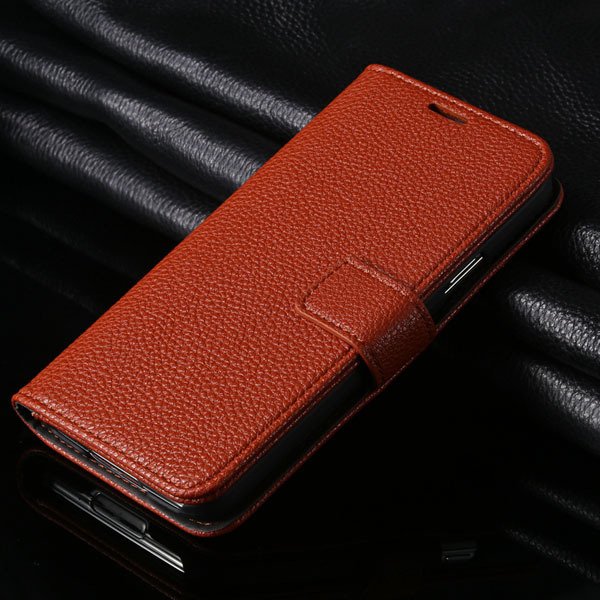Hot Pu Leather Case For Samsung Galaxy S5 Siv I9600 Flip Cover Lit 1851240878-5-brown