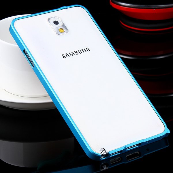 Luxury 0.7Mm Ultra Thin Slim Metal Frame Bumper For Samsung Galaxy 32247631233-10-light blue