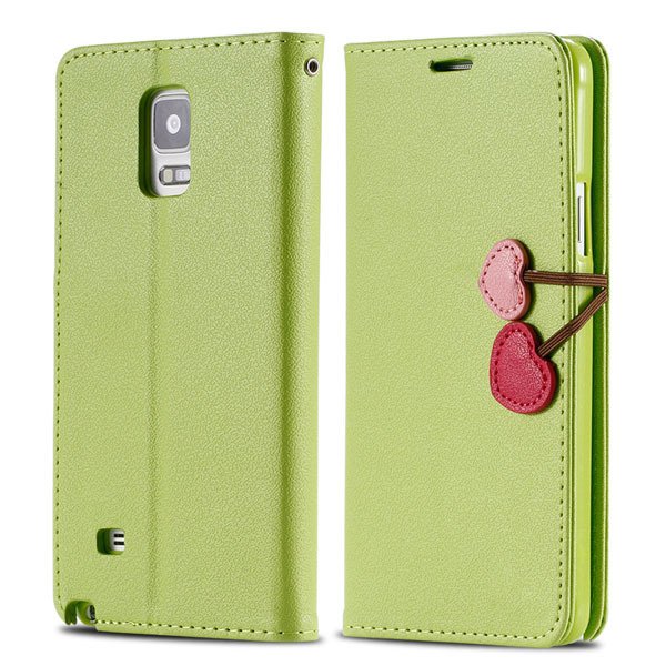 Heart Buckle Full Cover For Samsung Galaxy Note 4 N9100 Phone Case 32242191249-1-green