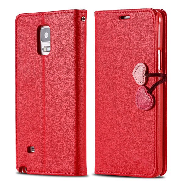 Heart Buckle Full Cover For Samsung Galaxy Note 4 N9100 Phone Case 32242191249-4-red