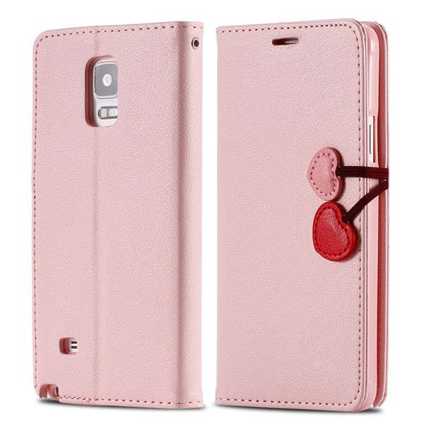 Heart Buckle Full Cover For Samsung Galaxy Note 4 N9100 Phone Case 32242191249-6-pink