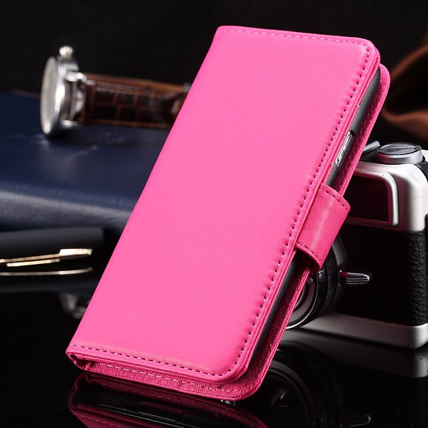 S5 Full Case For Samsung Galaxy S5 I9600 Photo Frame Wallet Book S 1747321783-3-hot pink