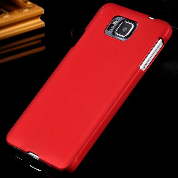For Alpha G850 Slim Case Lubricating Mat Back Cover For Samsung Ga 32280221416-2-red