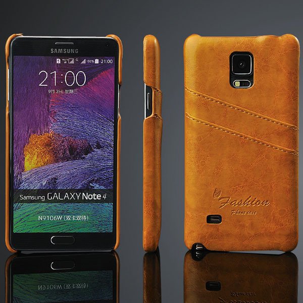 Note 4 Card Insert Back Cover For Samsung Galaxy Note 4 Iv N9100 V 32281407270-4-yellow