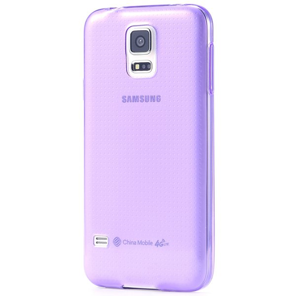 S5 Clear Case 0.3Mm Ultra Thin Soft Tpu Back Cover For Samsung Gal 32299464525-5-purple