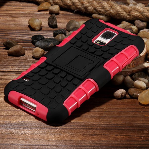 S5 Heavy Duty Case Armor Cover For Samsung Galaxy S5 Sv I9600 G900 32273877350-3-pink