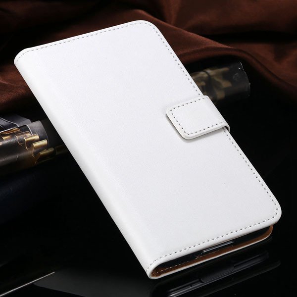 S5 Flip Cell Phone Case Genuine Leather Cover For Samsung Galaxy S 1807291607-2-white