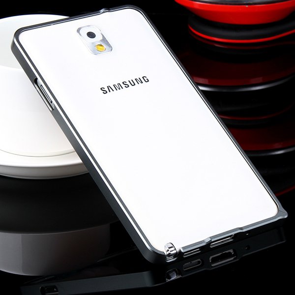 Shiny Arrival 0.7Mm Ultra Thin Metal Frame Case For Samsung Galaxy 32247624583-1-black