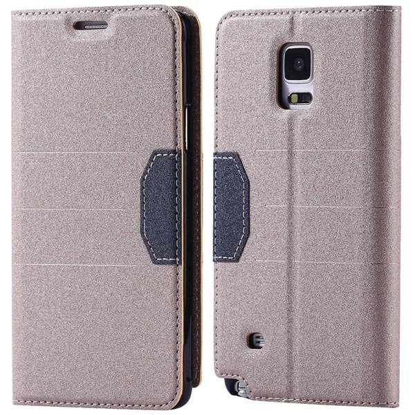 Cool Style Full Cover For Samsung Galaxy Note 4 N9100 Leather Case 32246896180-4-gold