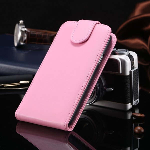 S5 Vertical Flip Case For Samsung Galaxy S5 I9600 Cover Pu Leather 1760121311-2-pink