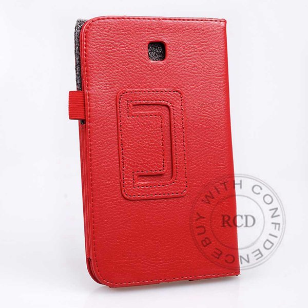 Flip Stand Full Case For Samsung Galaxy Tab 3 P3200 7.0 Elegant Pu 1138274901-5-orange
