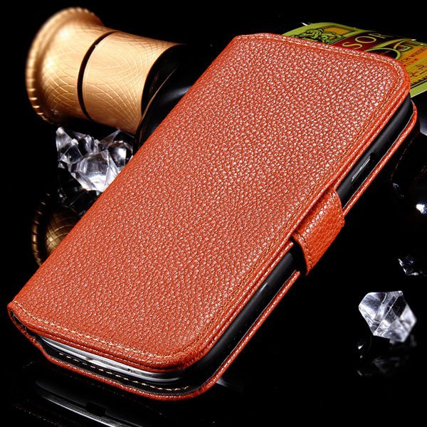 S3 Flip Wallet Case Pu Leather Cover For Samsung Galaxy S3 S Iii I 1064100504-5-brown