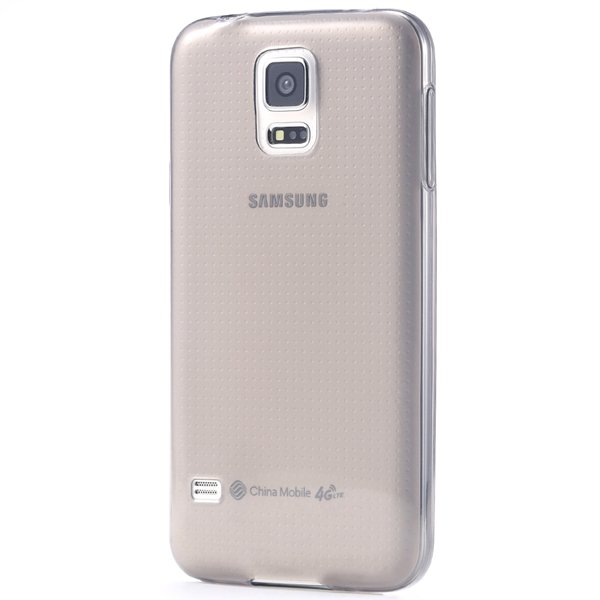 S5 Clear Tpu Case 0.3Mm Soft Rubber Back Cover For Samsung Galaxy 32297857781-1-black