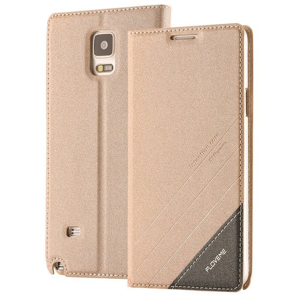 For Note 4 Wallet Case Original Magnetic Flip Cover For Samsung Ga 32266848553-5-gold