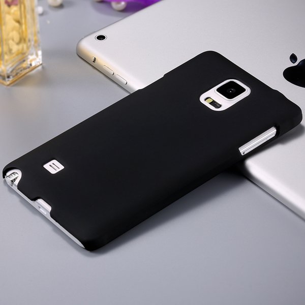 Note 4 Ultra Slim Case Mat Lubricating Smooth Back Cover For Samsu 32280965420-1-black