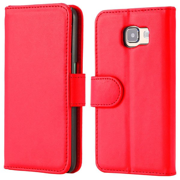 S6 Flip Pu Leather Cover Luxury Full Protect Skin Case For Samsung 32299079566-4-red