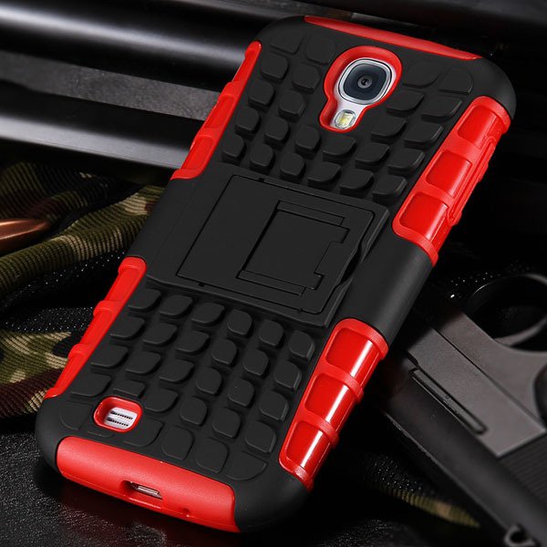 S4 Armor Heavy Duty Hard Cover Case For Samsung Galaxy S4 Siv I950 32303818869-3-red