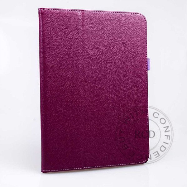 For Samsung Tab 3 Pu Leather Case Flip Wallet Cover Full Body Prot 1138274905-7-Purple
