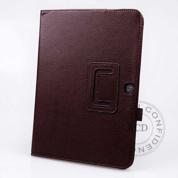 For Samsung Tab 3 Pu Leather Case Flip Wallet Cover Full Body Prot 1138274905-9-Brown