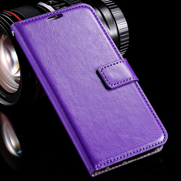 S6 Leather Cover Full Wallet Case For Samsung Galaxy S6 G9200 Luxu 32294771885-4-purple