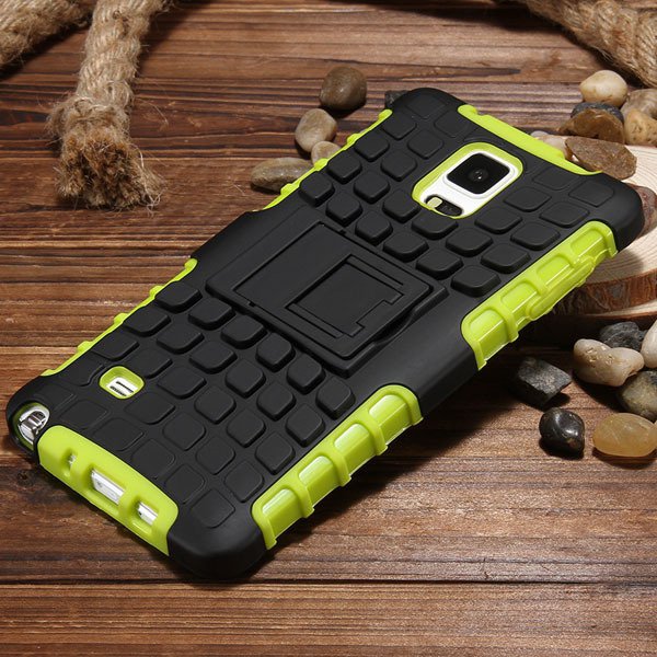 For Note 4 Armor Case Heavy Duty Back Cover For Samsung Galaxy Not 32274808277-2-green