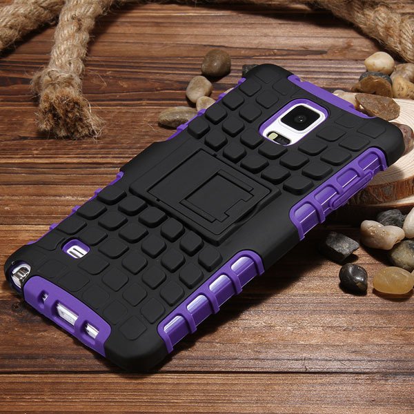 For Note 4 Armor Case Heavy Duty Back Cover For Samsung Galaxy Not 32274808277-5-purple