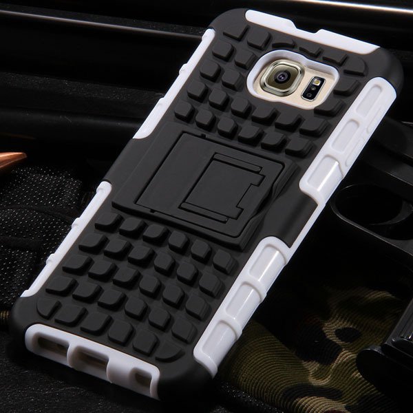 S6 Heavy Duty Armor Case Hybrid Back Cover For Samsung Galaxy S6 G 32304254839-2-white