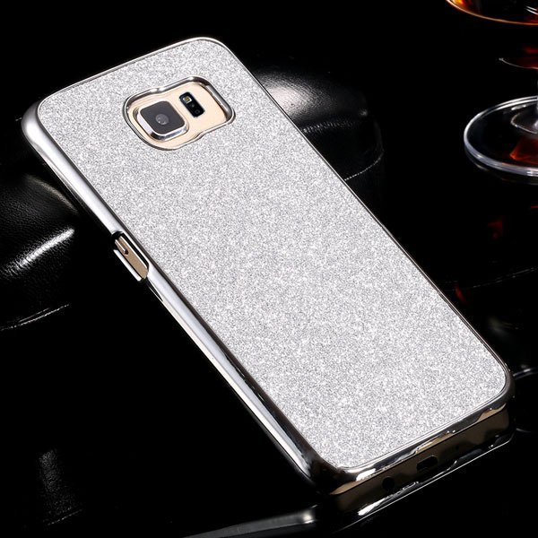 S6 Plating Bling Case Hard Pc+Aluminum Cover For Samsung Galaxy S6 32305604746-4-silver