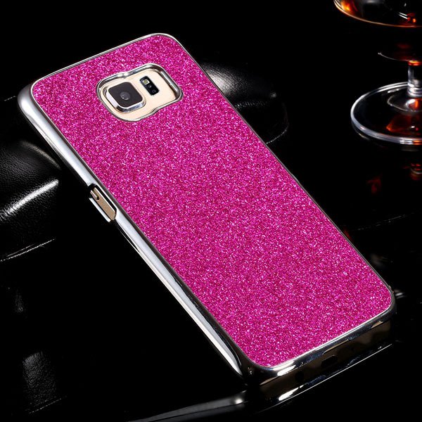 S6 Plating Bling Case Hard Pc+Aluminum Cover For Samsung Galaxy S6 32305604746-5-rose
