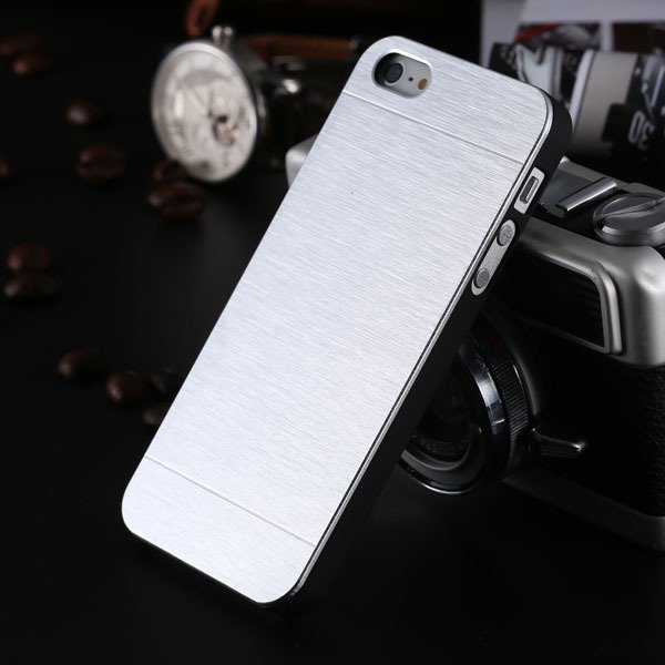 5S Aluminum Case Deluxe Gold Metal Brush Cover For Iphone 5 5S 5G 1810132892-2-silver for 5s