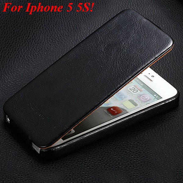 5S Pu Leather Cover Original Flip Case For Iphone 5 5S 5G Full Pro 1273814999-1-black for 5s