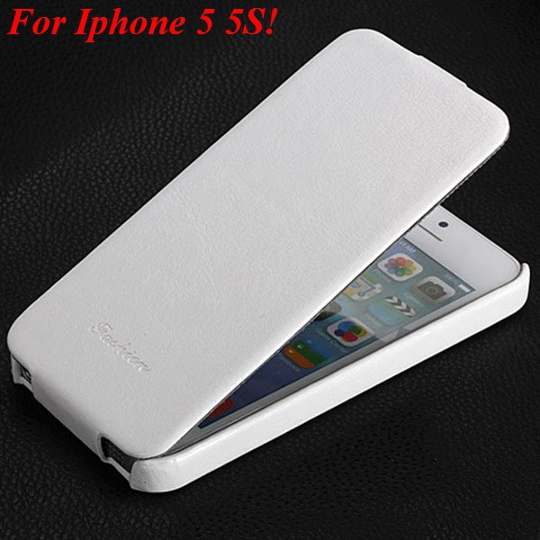 5S Pu Leather Cover Original Flip Case For Iphone 5 5S 5G Full Pro 1273814999-2-white for 5s