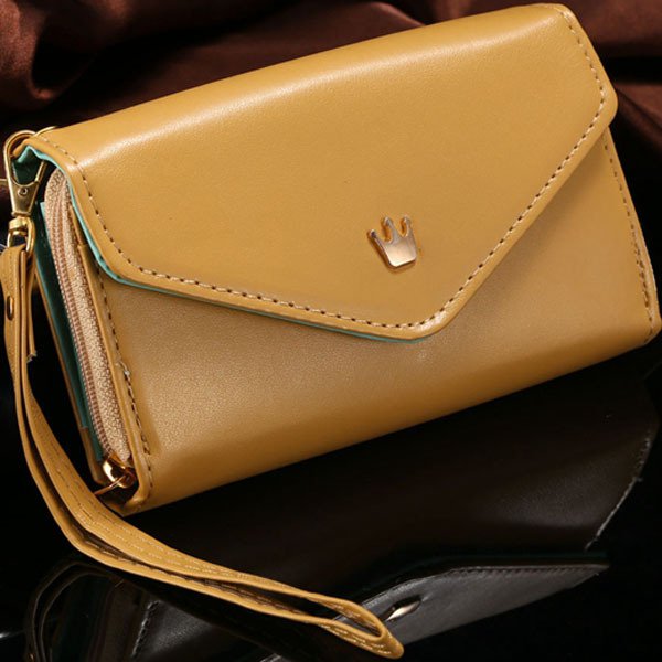 Women'S Fashion Lovely Crown Smart Pouch Phone Bags For Iphone 4 4 1246420393-5-brown