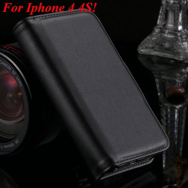 4S 5S Plain Weave Wallet Case For Iphone 5 5S 5G 4 4S 4G Functiona 1881065788-1-black for 4S