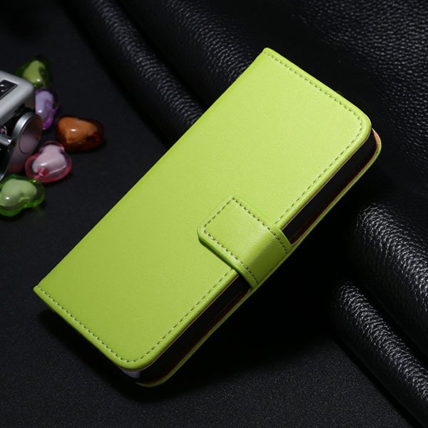 5C Genuine Leather Case For Iphone 5C Flip Wallet Cover Stand Func 1850663553-1-green