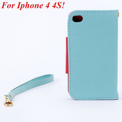 4S 5S Wallet Case For Iphone 5 5S 5G 4 4S 4G Fly Bird Flip Pu Leat 1848633058-9-sky blue for 4S