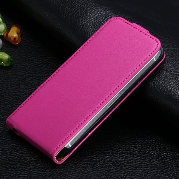 5S Flip Genuine Leather Case For Iphone 5 5S 5G Full Protective Sk 1793744595-8-hot pink