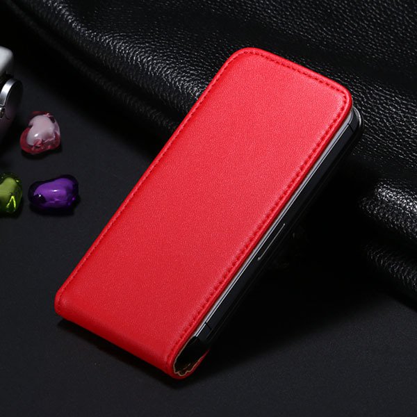 5C Genuine Leather Flip Case For Iphone 5C Vertical Full Phone Cov 1793633528-7-red