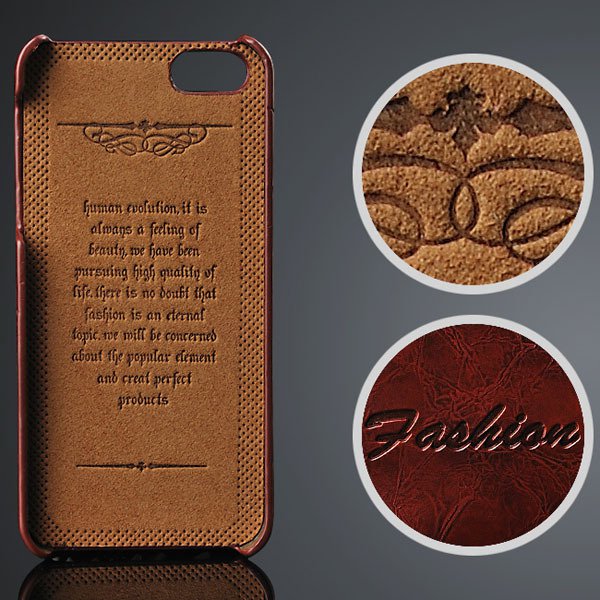 5S Ultra Thin Card Insert Cover For Iphone 5 5S 5G Pu Leather Case 32252411011-1-brown