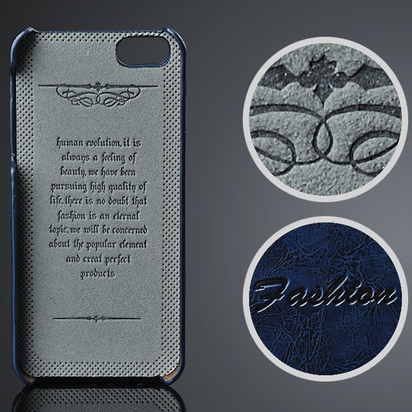 5S Ultra Thin Card Insert Cover For Iphone 5 5S 5G Pu Leather Case 32252411011-2-blue