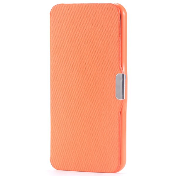 Ultra Thin Slim Pu Leather Full Case For Iphone 5C Cover With Magn 32240335248-8-orange