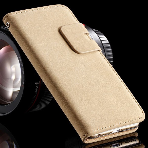 5S Pu Leather Case Flip Cover For Iphone 5 5S 5G Full Protect Phon 32251645829-5-beige