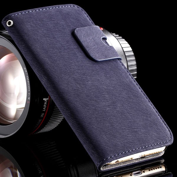 5S Pu Leather Case Flip Cover For Iphone 5 5S 5G Full Protect Phon 32251645829-6-deep blue