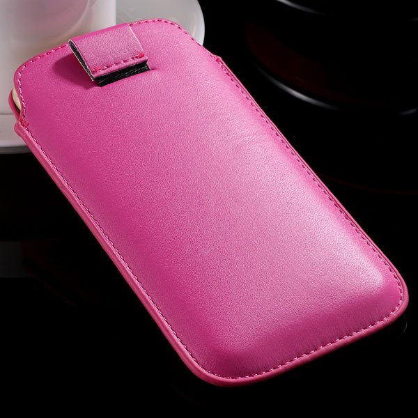 5S Universal Phone Case For Iphone 5 5S 5G 4 4S 4G Pu Leather Cove 32268093589-7-hot pink