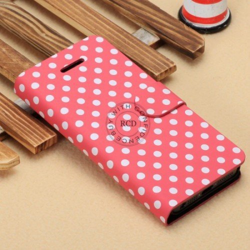 Wave Point Leather Case For Iphone 5C Fashion Handbag For Iphone5C 1322707628-4-Lavender