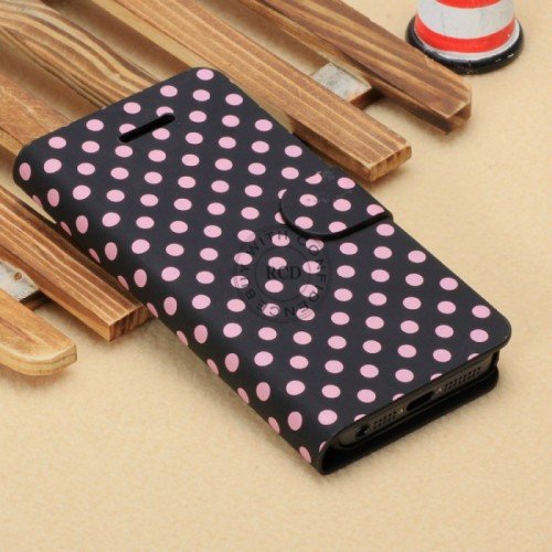 Wave Point Leather Case For Iphone 5C Fashion Handbag For Iphone5C 1322707628-7-Purple