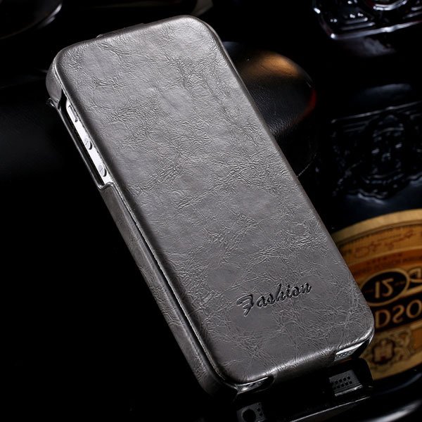 Retro Grease Glazed Pu Leather Cover For Iphone 5 5S 5G Full Prote 32251855587-4-black
